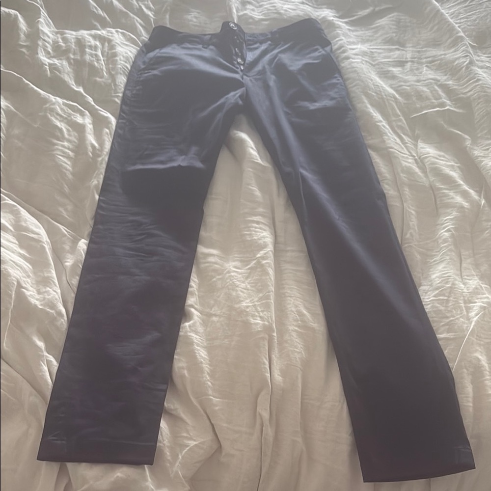 Men's Dark Blue Pants Saint Laurent
